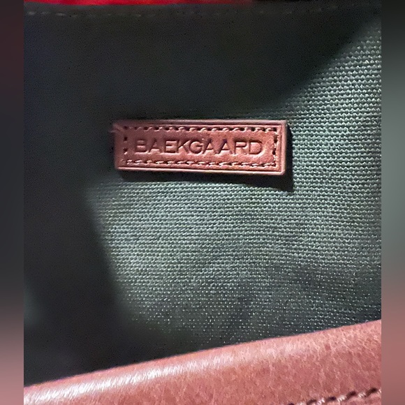 Sloan Attach Green Canvas Bag by Baekgaard casual briefcase - Picture 3 of 5